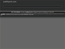 Tablet Screenshot of judithpark.com